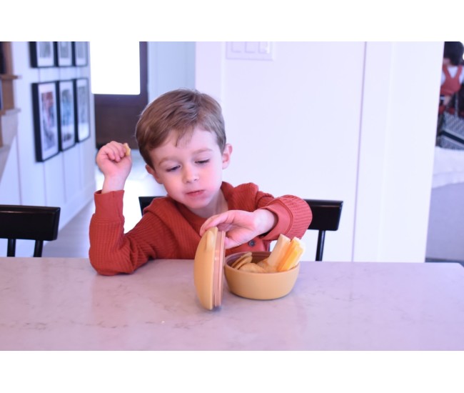 Castronel silicon cu capac, melii, model urs Castronel silicon cu capac, melii, model urs