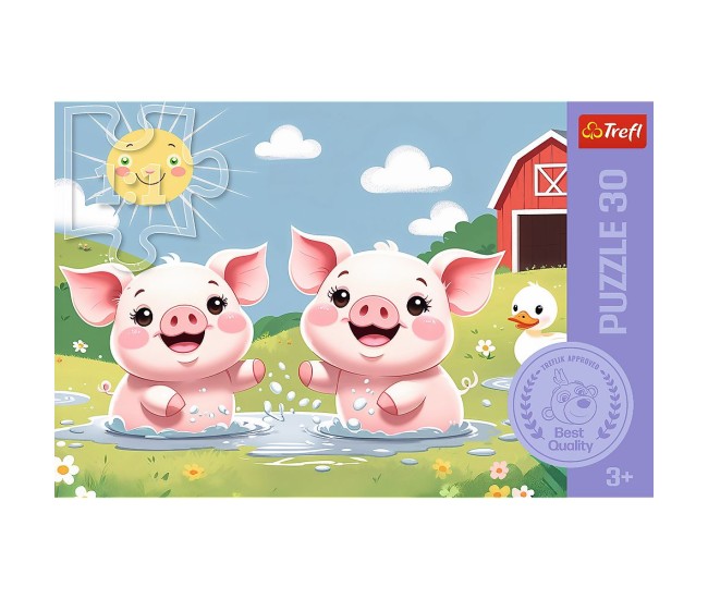 Puzzle trefl 30 viata fericita la tara Puzzle trefl 30 viata fericita la tara