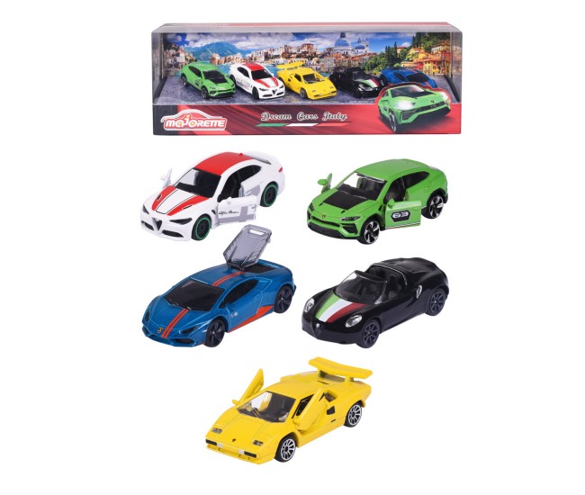 Majorette set 5 masini din metal dreams italy Majorette set 5 masini din metal dreams italy