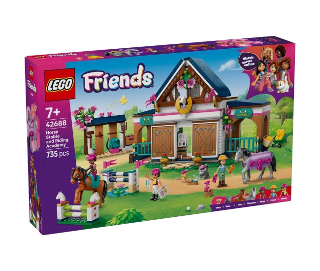 Lego friends grajd de cai si academie de echitatie 42688