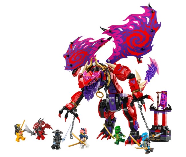 Lego ninjago dragonul haosului thunderfang 71832
