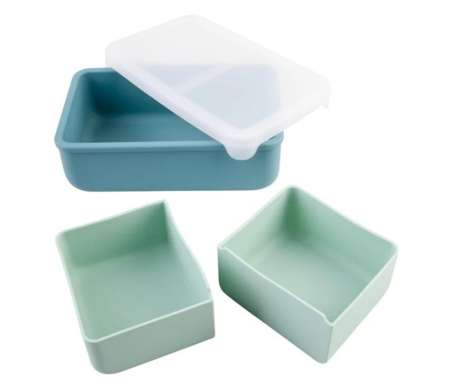 Cutie pranz bento cu compartimente detasabile, melii, sage cactus fern Cutie pranz bento cu compartimente detasabile, melii, sage cactus fern