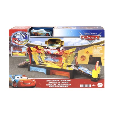 Cars set de joaca spalatorie auto cu 1 masinuta inclusa color change Cars set de joaca spalatorie auto cu 1 masinuta inclusa color change
