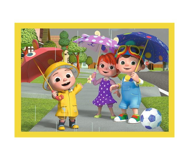 Puzzle trefl 4in1 cocomelon prezentarea familiei Puzzle trefl 4in1 cocomelon prezentarea familiei