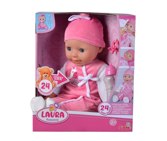 Laura babbling bebelus 38cm Laura babbling bebelus 38cm