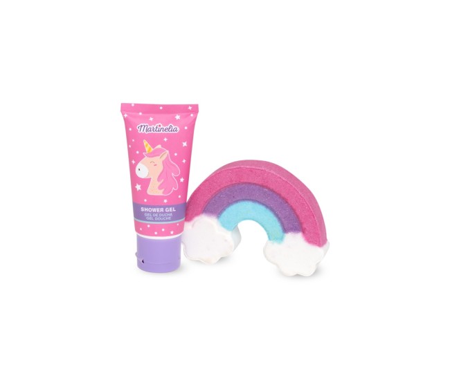 Martinelia little unicorn set crema de corp si bomba de baie Martinelia little unicorn set crema de corp si bomba de baie