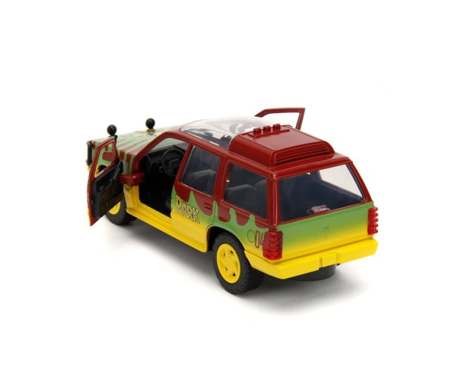 Jada jurassic world 30th anniversary masinuta metalica ford explorer 1993 scara 1 la 32