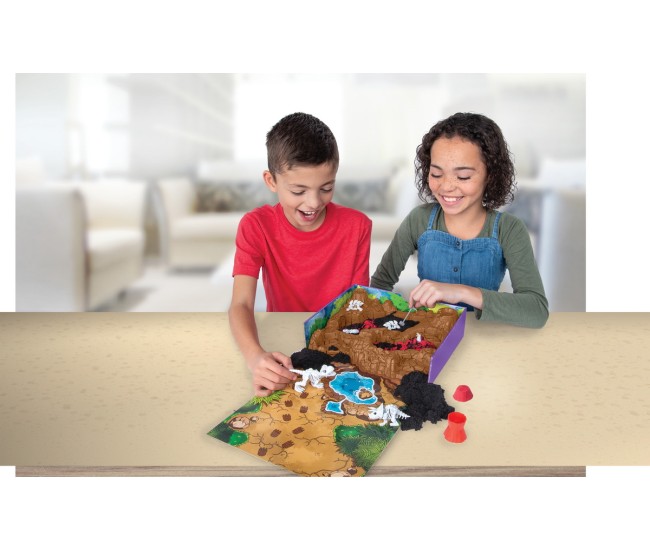 Set kinetic sand dino santierul arheologic Set kinetic sand dino santierul arheologic