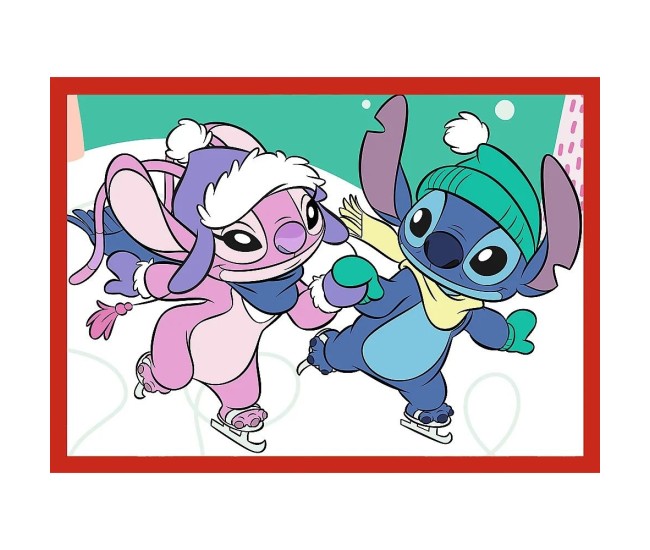 Puzzle trefl 4in1 disney lilo si stitch de craciun Puzzle trefl 4in1 disney lilo si stitch de craciun