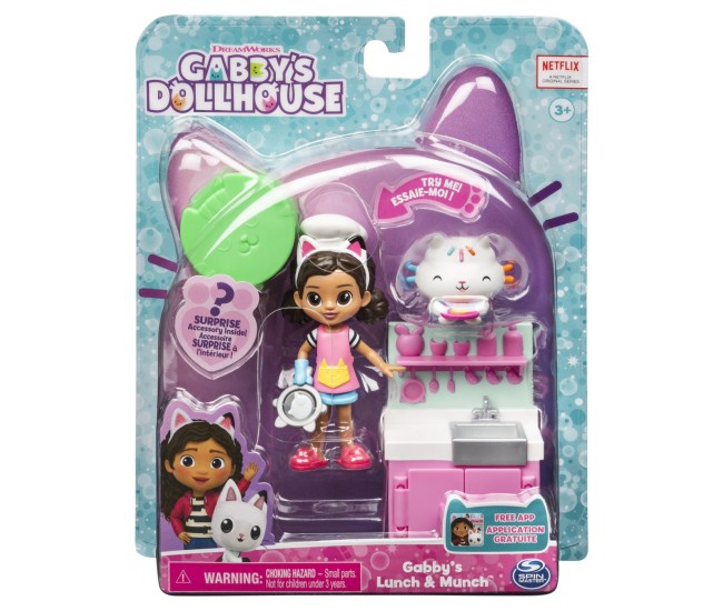 Gabbys dollhouse set pentru gatit Gabbys dollhouse set pentru gatit