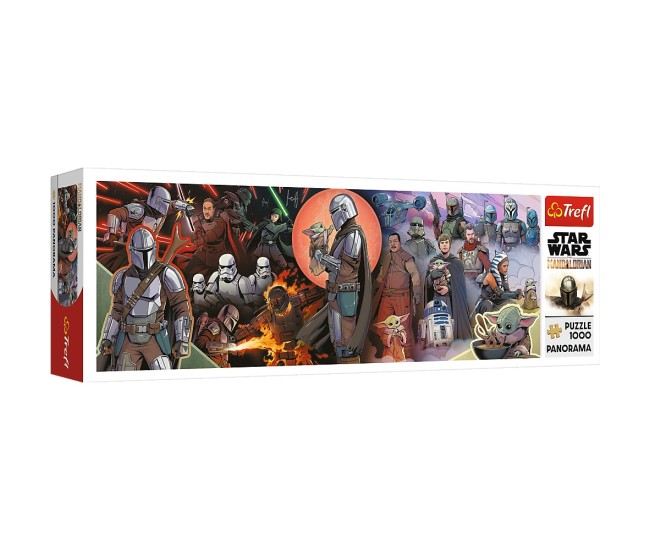 Puzzle trefl 1000 panorama star wars avaneturile mandalorianului Puzzle trefl 1000 panorama star wars avaneturile mandalorianului