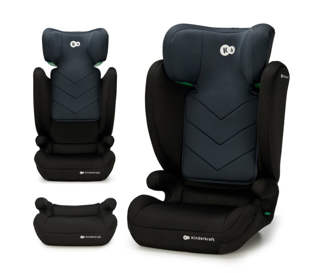 Scaun auto kinderkraft i-spark, i-size 100-150 cm, black Scaun auto kinderkraft i-spark, i-size 100-150 cm, black