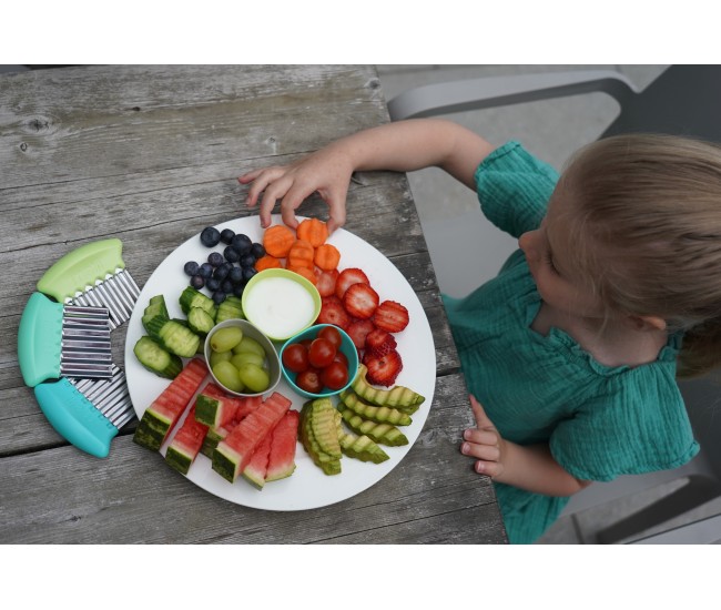 Set 3 cutite pentru gustari, melii, roz mov gri Set 3 cutite pentru gustari, melii, roz mov gri