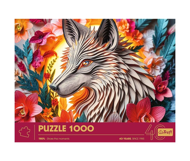 Puzzle trefl 1000 editia aniversara 40 de ani 3d wilk Puzzle trefl 1000 editia aniversara 40 de ani 3d wilk