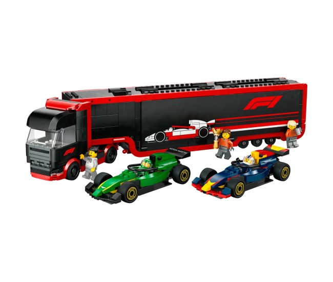 Lego city camion f1 cu masinile f1 rb20 si amr24 60445 Lego city camion f1 cu masinile f1 rb20 si amr24 60445