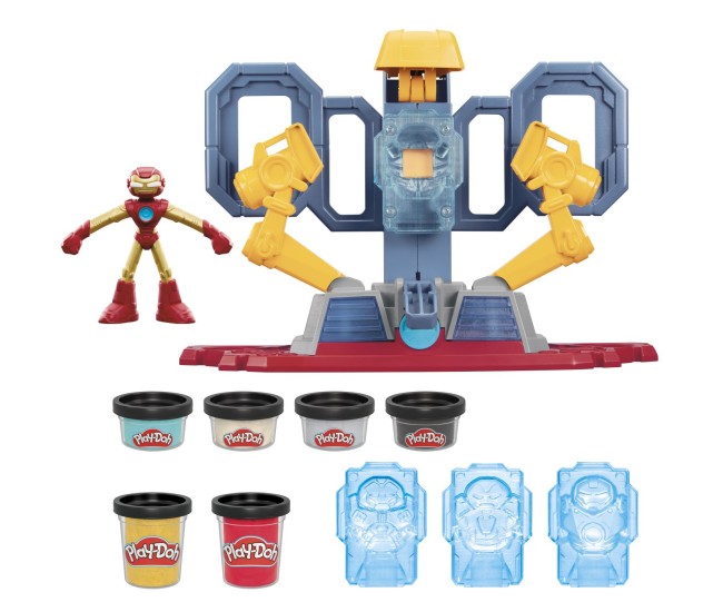 Play doh iron man laboratorul de armura Play doh iron man laboratorul de armura