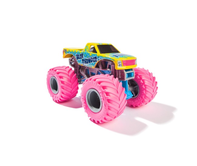 Monster jam masinuta metalica blue thunder scara 1 la 64 Monster jam masinuta metalica blue thunder scara 1 la 64