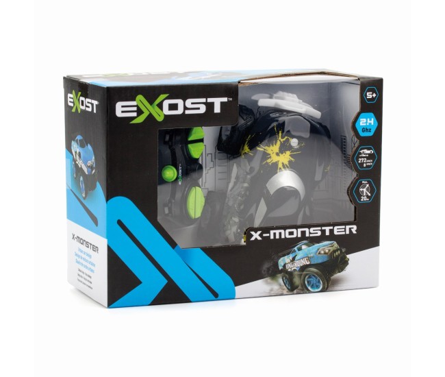 Silverit exost masina cu telecomanda x monster neagra