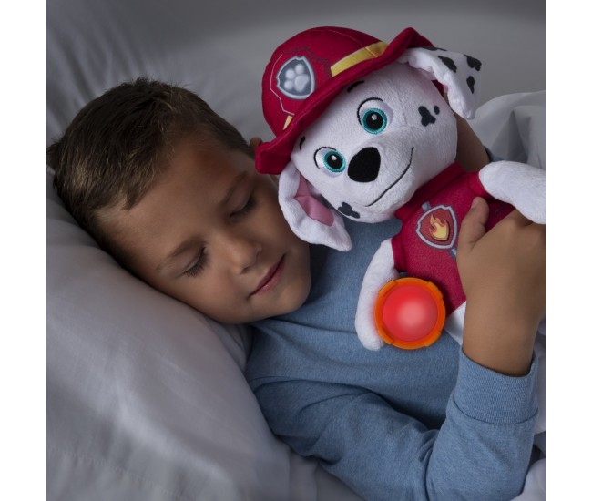 Patrula catelusilor plus snuggle up marshall cu burtica luminoasa Patrula catelusilor plus snuggle up marshall cu burtica luminoasa