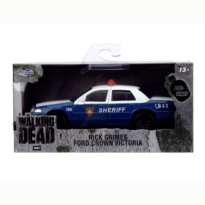 Jada the walking dead rick crimes masinuta metalica ford crown victoria scara 1:32