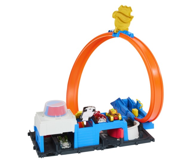 Hot wheels city set de joaca super statie de politie Hot wheels city set de joaca super statie de politie