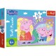 Puzzle trefl 60 peppa pig purcelusul fericit peppa