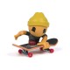 Tech dech sk8 crew pachet placa si figurina 9.6cm casca galbena Tech dech sk8 crew pachet placa si figurina 9.6cm casca galbena
