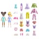 Polly pocket set 2 papusi si accesorii 20 piese Polly pocket set 2 papusi si accesorii 20 piese