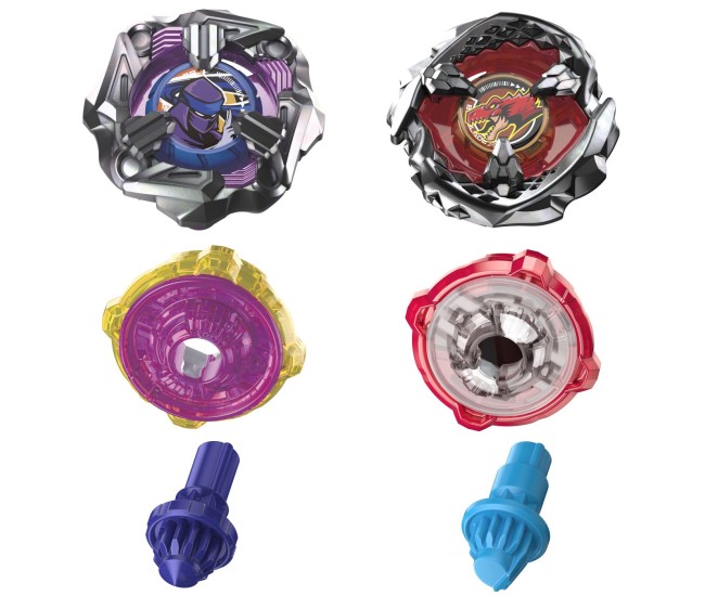 Beyblade x pachet duo beat tyranno 4-70q si knife shinobi 4-80hn