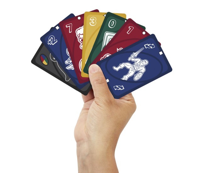 Joc de carti uno aniversar 80 de ani rosu rubin Joc de carti uno aniversar 80 de ani rosu rubin