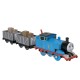 Thomas locomotiva motorizata clasic thomas cu 2 vagoane