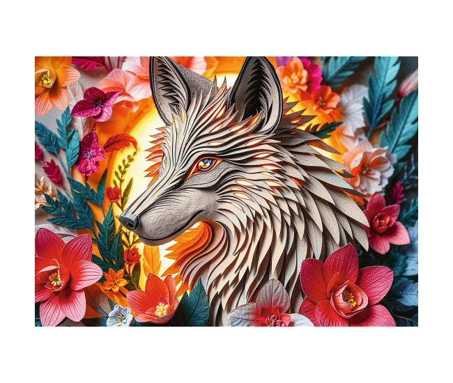 Puzzle trefl 1000 editia aniversara 40 de ani 3d wilk Puzzle trefl 1000 editia aniversara 40 de ani 3d wilk