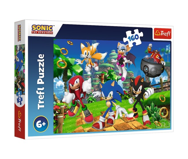 Puzzle trefl 160 sonic si prietenii Puzzle trefl 160 sonic si prietenii