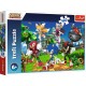 Puzzle trefl 160 sonic si prietenii Puzzle trefl 160 sonic si prietenii