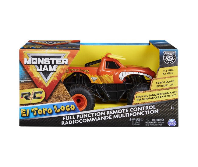 Monster jam rc masinuta el toro loco scara 1:24 Monster jam rc masinuta el toro loco scara 1:24