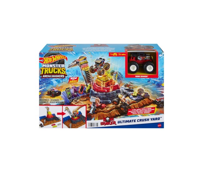 Hot wheels monster trucks arena smashers bone shaker arena ultimate crush Hot wheels monster trucks arena smashers bone shaker arena ultimate crush