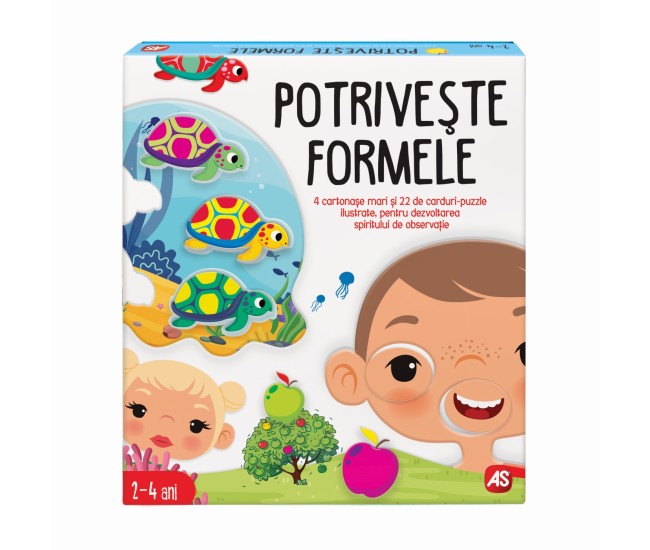 Joc educativ potriveste formele Joc educativ potriveste formele
