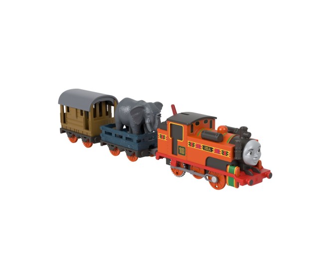 Thomas locomotiva motorizata nia cu 2 vagoane Thomas locomotiva motorizata nia cu 2 vagoane