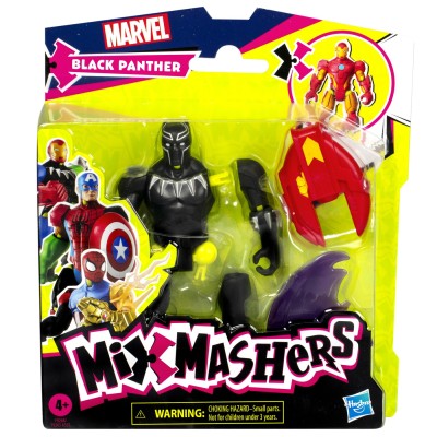 Marvel avengers mix mashers figurina black panther 12cm