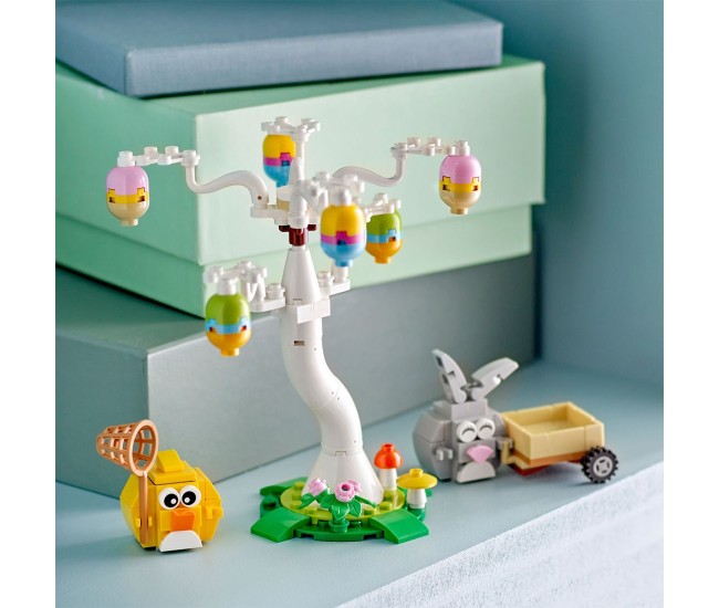 Lego iconics iepuras si vanatoare de oua de paste 40808 Lego iconics iepuras si vanatoare de oua de paste 40808