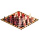 Set 3 jocuri in cutie sah dame si tic tac toe Set 3 jocuri in cutie sah dame si tic tac toe