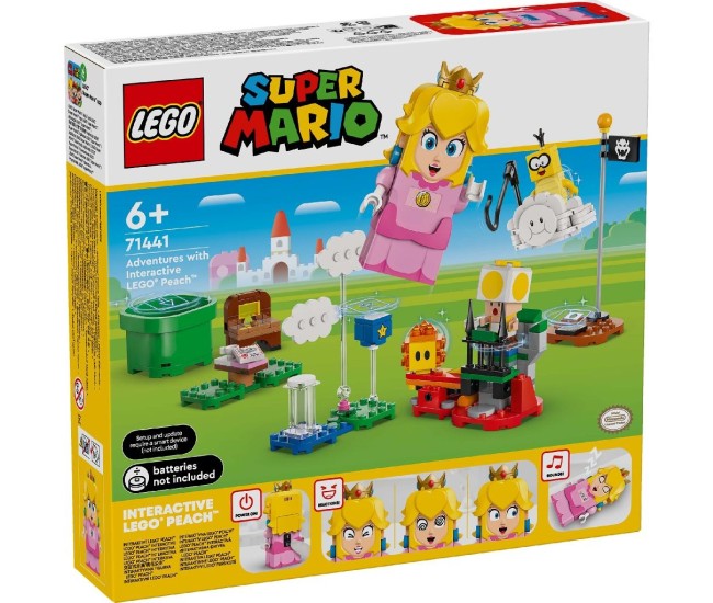 Lego super mario aventuri cu peach interactiva 71441