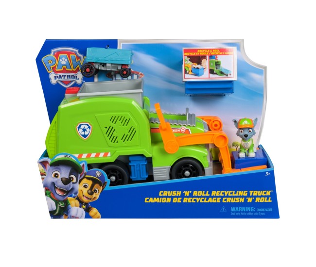 Patrula catelusilor rocky si camionul de reciclare crush n roll Patrula catelusilor rocky si camionul de reciclare crush n roll