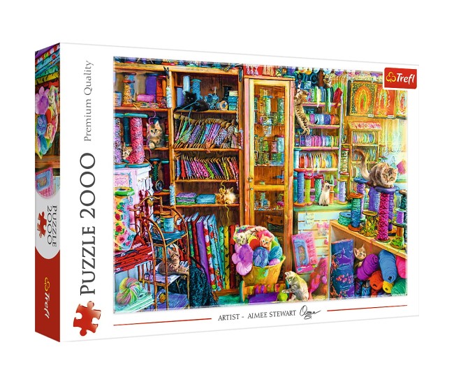 Puzzle trefl 2000 paradisul pisicutelor Puzzle trefl 2000 paradisul pisicutelor