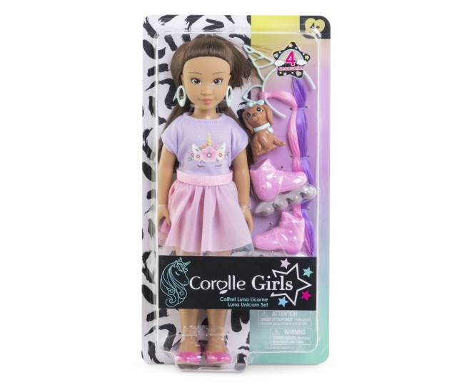 Corolle set unicorn papusa luna 28cm Corolle set unicorn papusa luna 28cm
