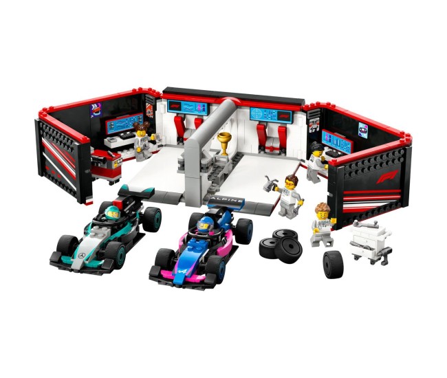 Lego city garaj f1 si masini mercedes-amg si alpine 60444 Lego city garaj f1 si masini mercedes-amg si alpine 60444