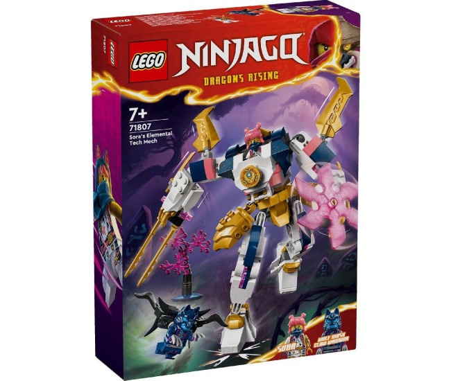 Lego ninjago robotul stihie tehnologic al sorei 71807 Lego ninjago robotul stihie tehnologic al sorei 71807