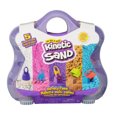 Kinetic sand set geanta pentru plaja variety case