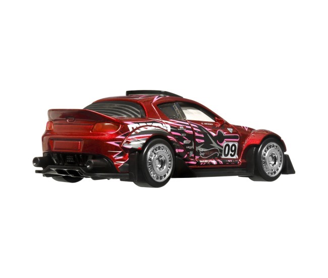 Hot wheels masinuta metalica cu sistem pull back mazda 2004 rx8 custom scara 1:43 Hot wheels masinuta metalica cu sistem pull back mazda 2004 rx8 custom scara 1:43