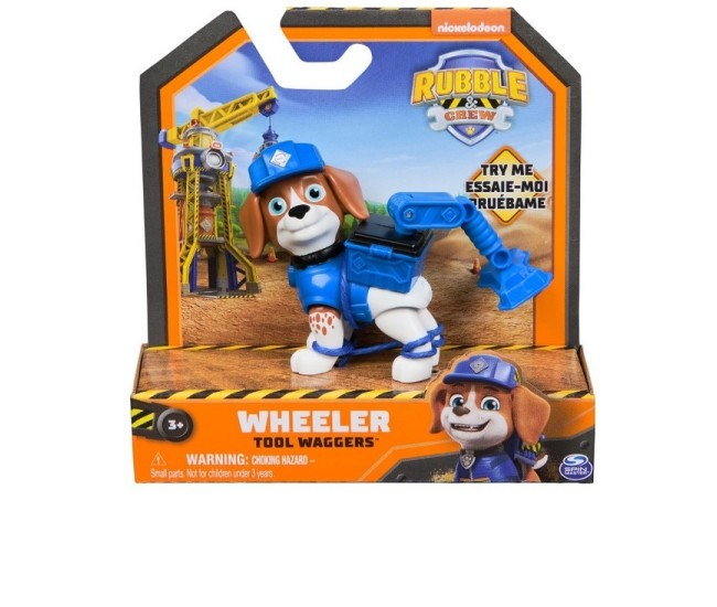 Patrula catelusilor rubble and crew figurina wheeler 5cm Patrula catelusilor rubble and crew figurina wheeler 5cm